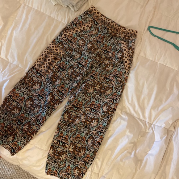 Anthropologie Velvet Cargo Pants - Picture 2 of 3